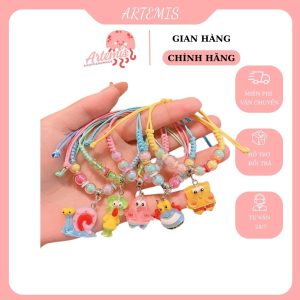 Vòng tay hoạt hình handmade dễ thương – phụ kiện xinh xắn cho tín đồ kawaii!