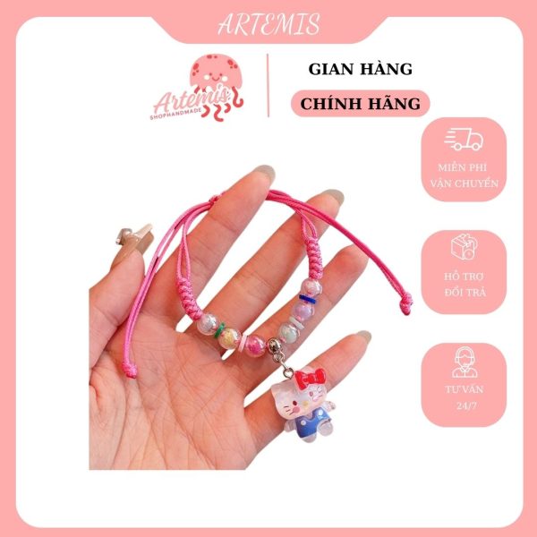 Vòng tay hoạt hình handmade dễ thương – phụ kiện xinh xắn cho tín đồ kawaii! - Hình ảnh 5