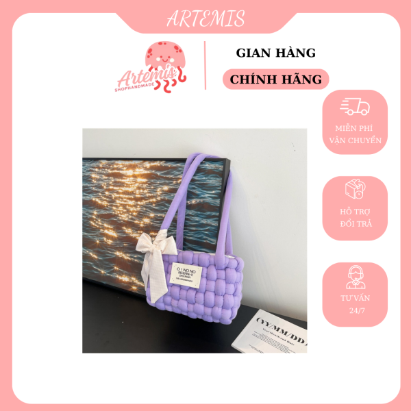 Túi Xách Handmade Đan Len Mềm Mại Artemis – Phong Cách Hàn Quốc Cá Tính & Dễ Thương - Hình ảnh 2