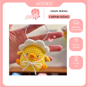 Móc khóa len-Vịt nhỏ