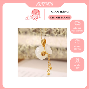 Dây Chuyền Phong Thủy Mulany NL413 Bịch Tiền Đá Ngọc Bích