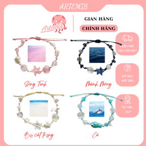Vòng Tay dây sáp handmade Sea Collection
